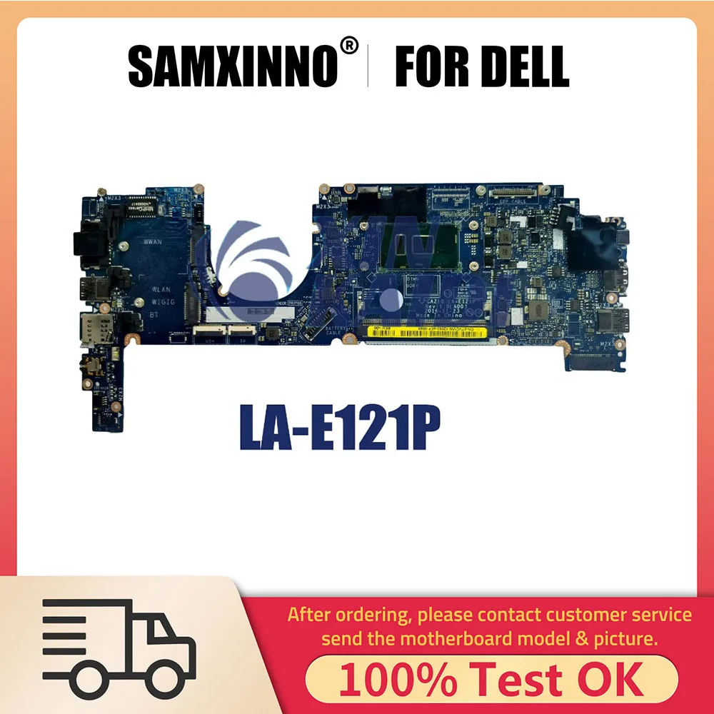 

Notebook Mainboard For Dell Latitude 7280 E7280 HP2CR CN-0HP2CR LA-E121P Laptop Motherboard With I7 6th 7th CPU 100% Tested