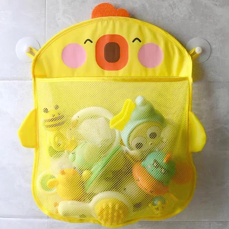 Bathroom Mesh Organizer Bag Cartoon Dinosaur Chicken Animal Shapes Bath Toys Baby Nets Case Children Cloth Water Toy Storage Net