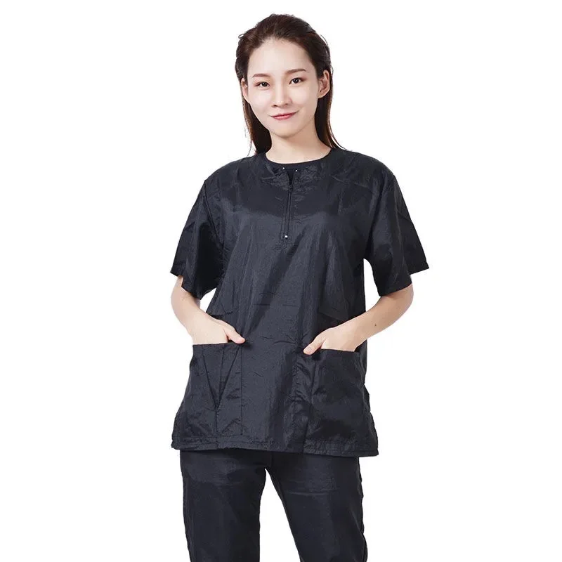 Pet Groomer Uniforms Dog Grooming Clothing Pet Hospital Waterproof Work Clothes Non Stick To Hair Hair Salon Hairdresser Smock
