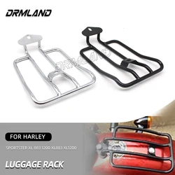 For Harley Sportster XL 883 1200 XL883 XL1200 Motorcycle Rear Solo Seat Rack Luggage Rack Carrier Support Shelf Iron Accessories