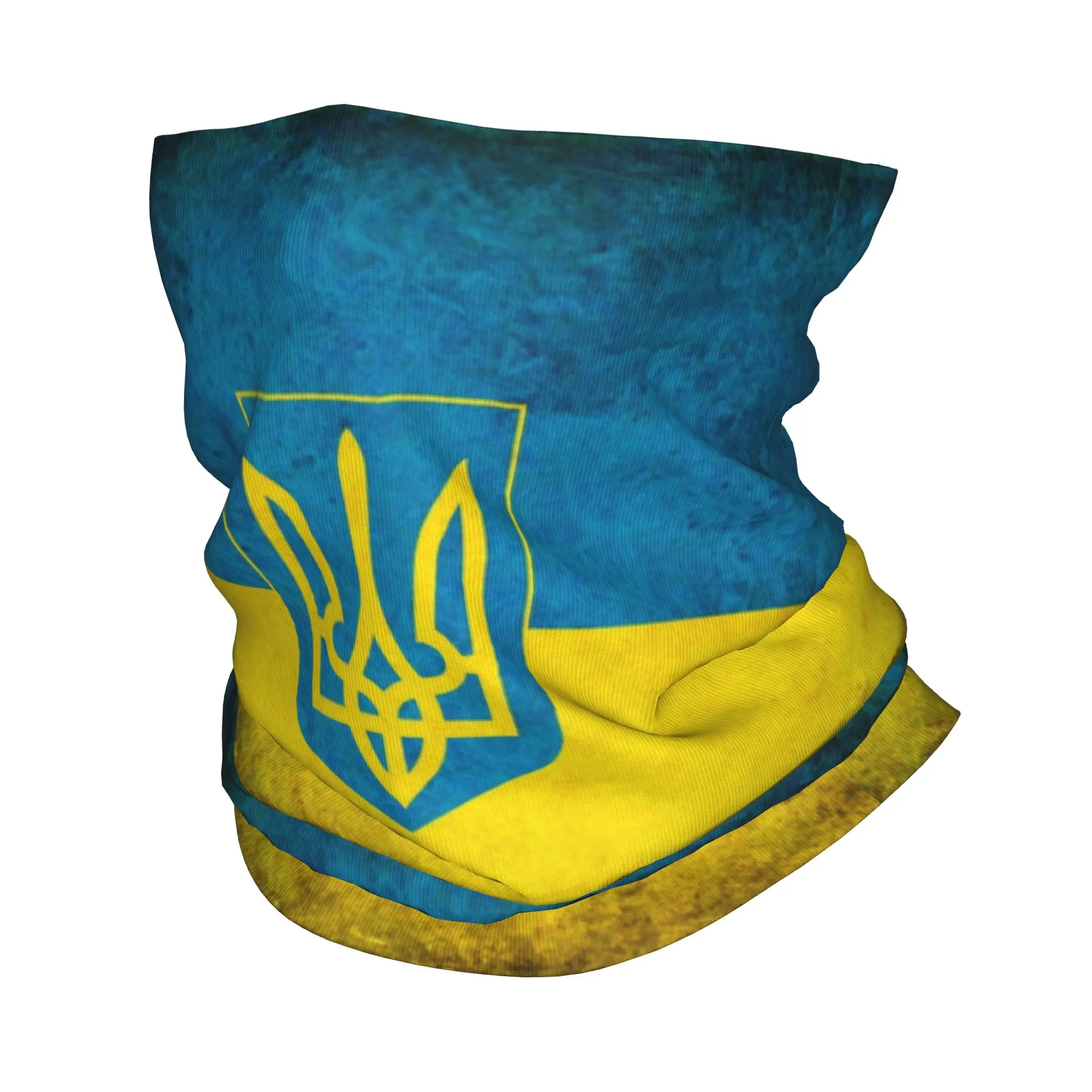 Coat Of Arms Ukraine Flag Winter Headband Neck Warmer Men Women Ski Cycling Tube Scarf  Face Bandana Gaiter