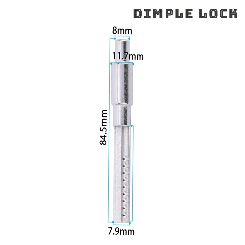 Dimple Lock Bump Gun Pin Bump Key Includes 10 Universal Blades For The Measurements Of Most Basic Dimple Pin Cylinders