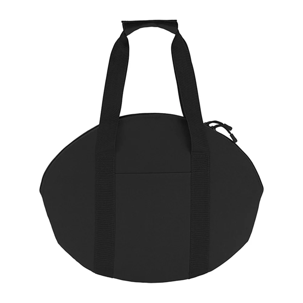 Sartén para barbacoa al aire libre, funda de transporte, tela Oxford 600D, diseño resistente al desgaste para placas de parrilla de menos de 35cm de diámetro