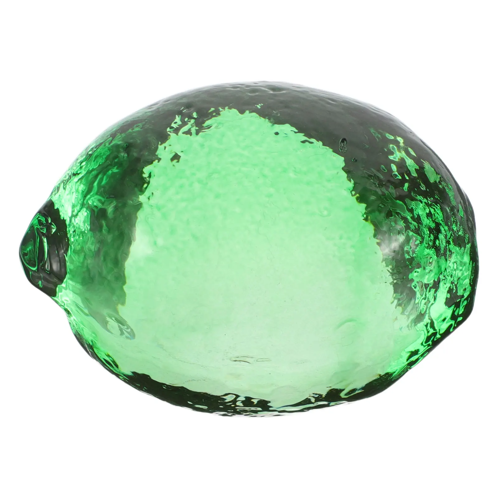 Glass Lemon Decoration 3D Realistic Design Home Kitchen Office Desk Centerpiece Summer Fruit Decor Art Craft