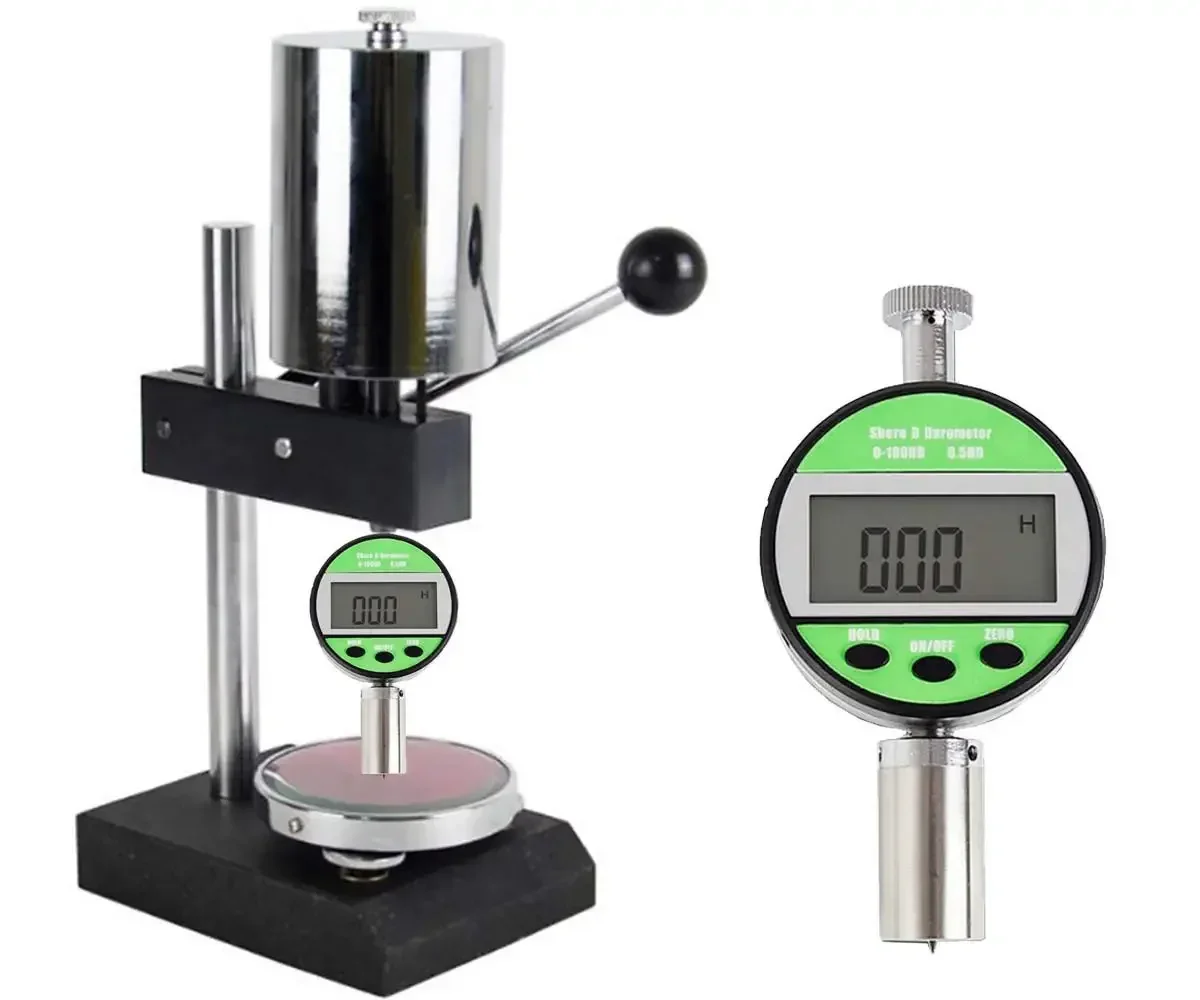 Manual Hardness Meter Test Stand Testing Station Platform With Including Handheld Shore Durometer Type D Hardness Meter Tester