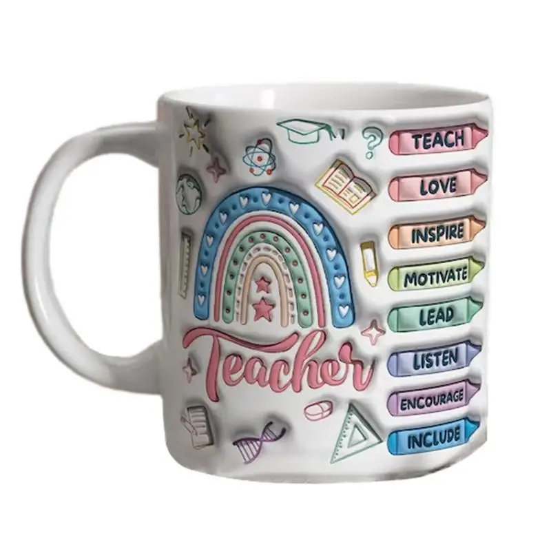 Teacher Gift Mug 350ml Ceramic Coffee Mug Best Gift For Your Teachers Mug School Cffice Tea Cup