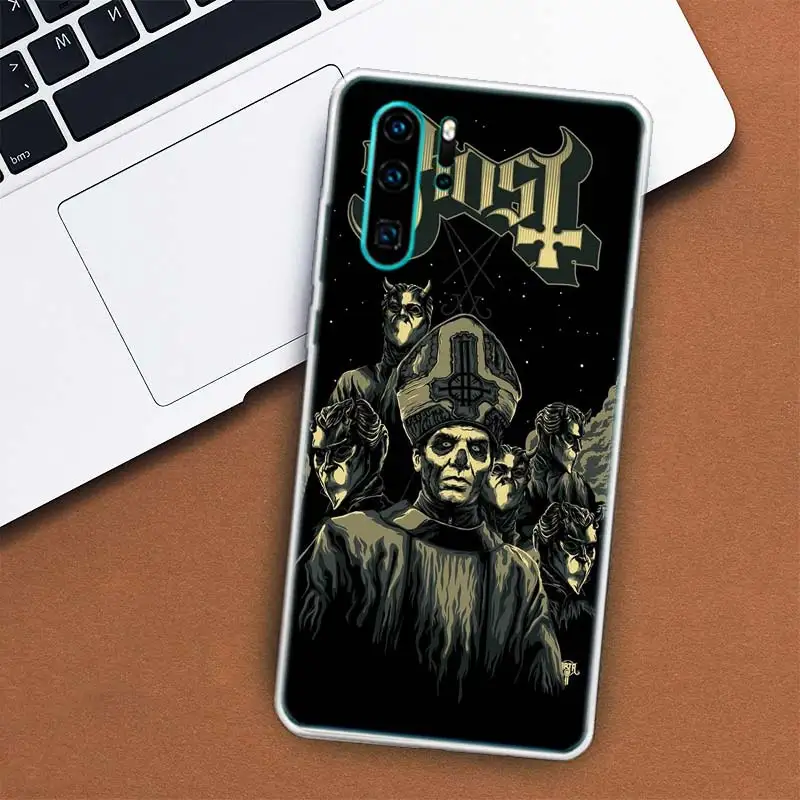 Ghost Papa Emeritus Phone Case For Huawei Mate 40 Pro 30 20 Lite 10 Huawei P30 Lite P50 Pro P40 P20 P10 Cover Coque