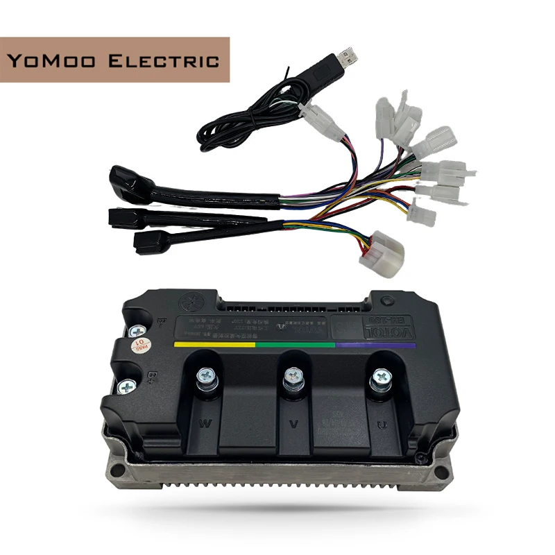 DC 160A VOTOL 48V-72V EM180-GTS 3KW-5KW Hall Brushless BLDC Controller With USB Cable For Electric Dirt Bike Scooter Accessories