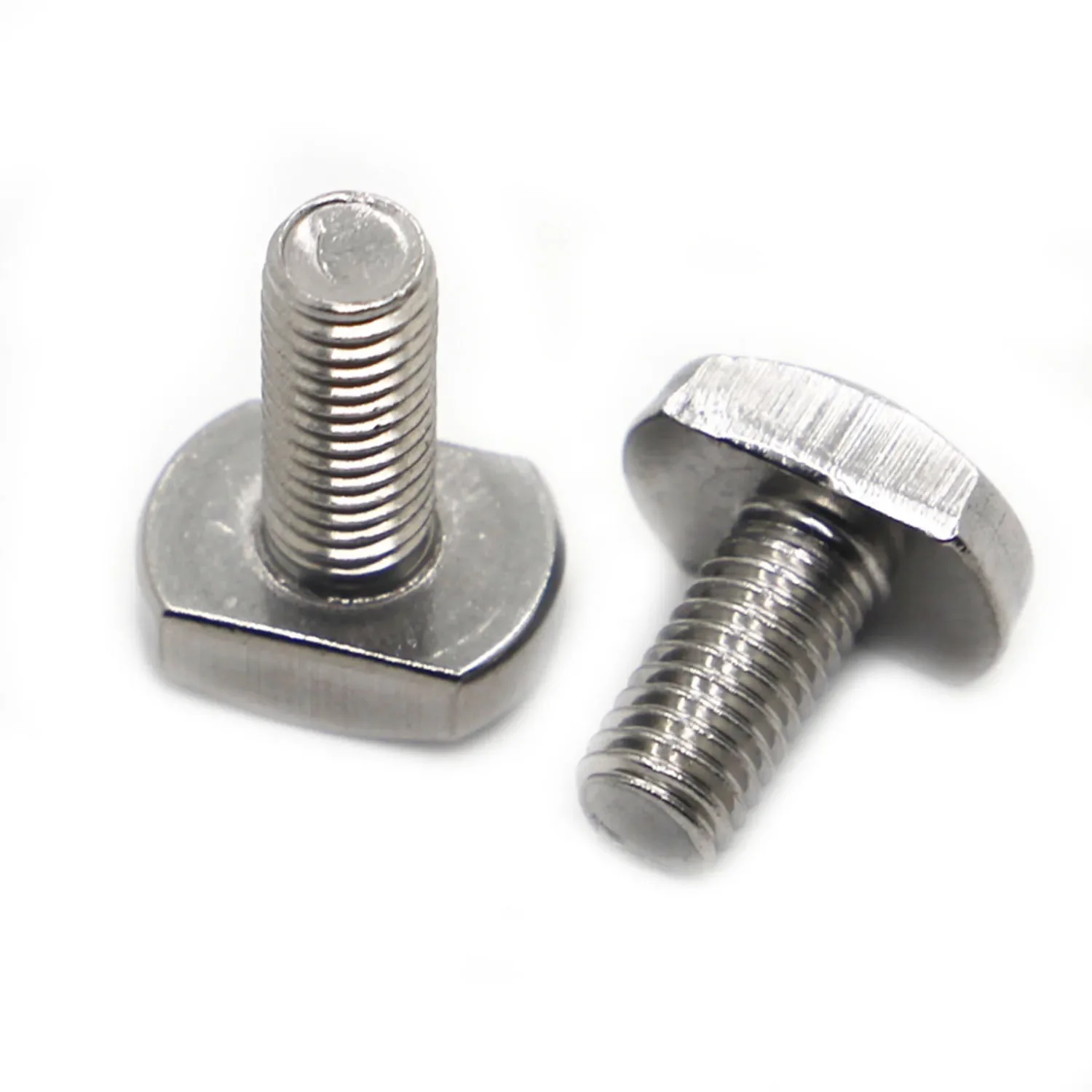 GB37 A2-70 304 Stainless Steel T-Slot Chute Rail Track T Shape Type Rectangle Hammer Head Bolt Screw M5 M6 M8 M10 M12