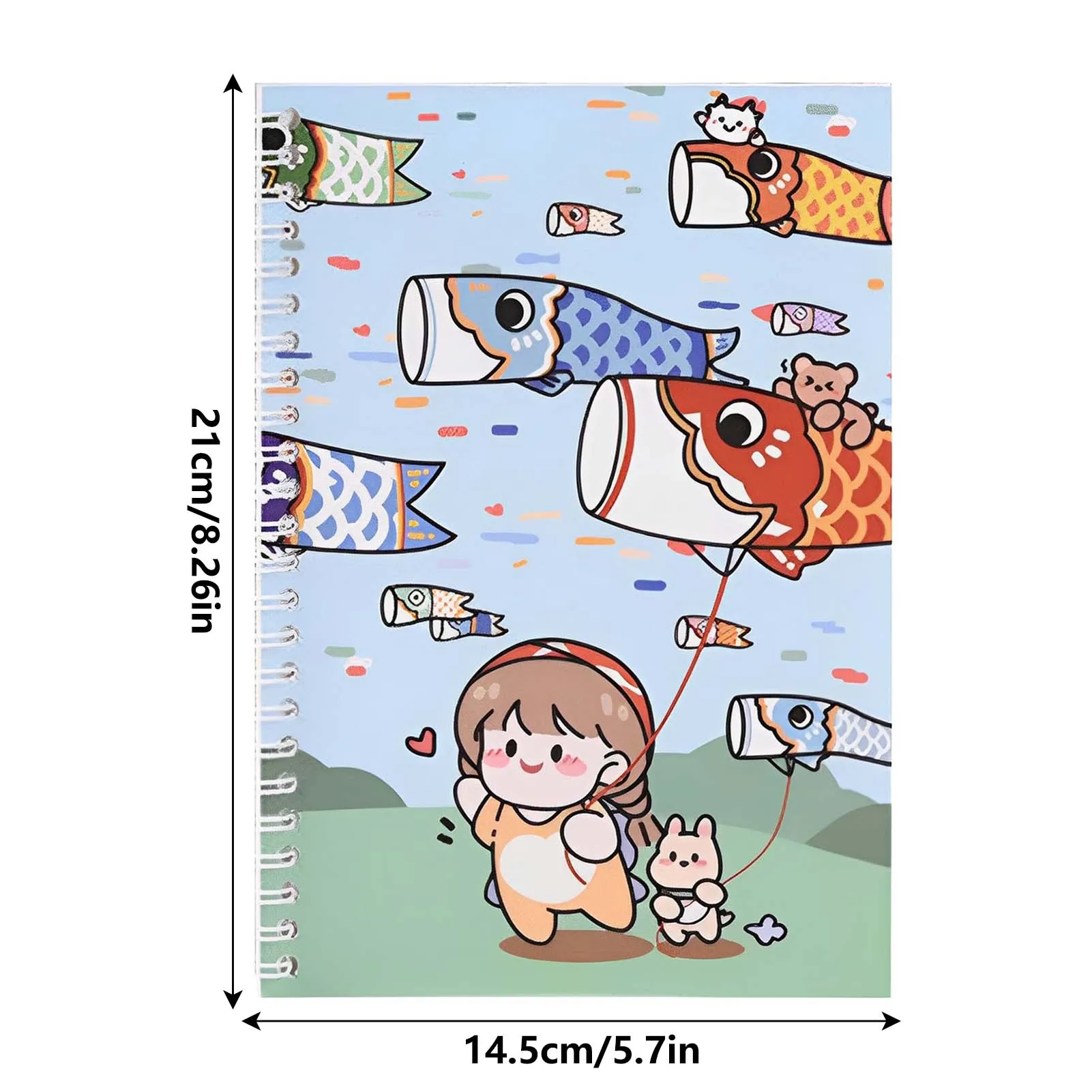 A5 Cute Sticker Book 32sheets Blank Collecting Album Organiser Reusable Double Sided Release Paper For Diy Scrapbooking Stickers