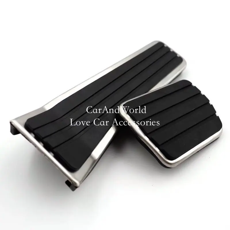 Aluminium Alloy Car AT Foot Rest Pedals Accelerator Gas Pedal Brake Cover Non-slip Pads For Mazda 3 Axela 2020-2023