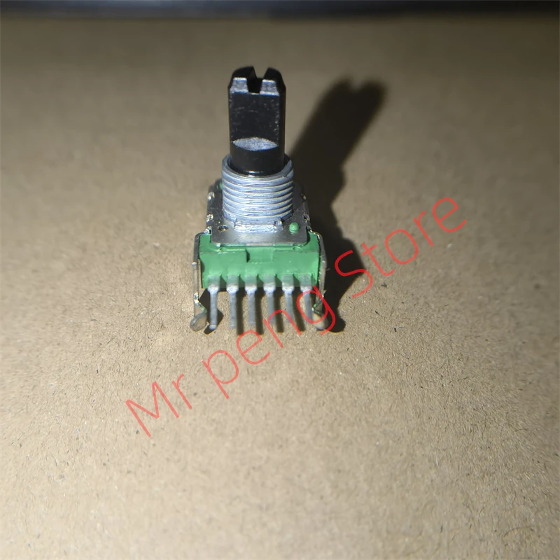 1pcs for ALPHA 142 horizontal double potentiometer CA5K axis 15MMF 6 feet