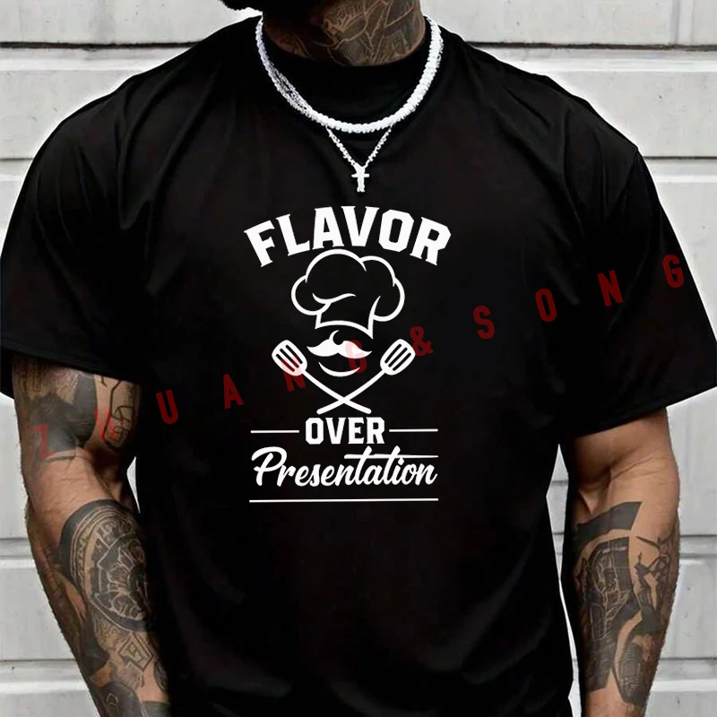 

Summer Flavor Over Presentation T-Shirt For Riders Men's And Women's Fashion Casual High Quality Round Neck Tshirt Tee