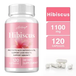 Organic Hibiscus Capsules - Improves Digestion, Supports Liver Health, Immune Support, Antioxidant