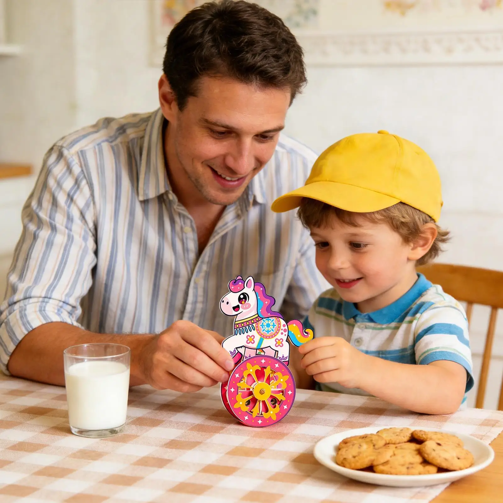 3D Wooden Puzzle Assembly Self-Rocking Base Brain Game 2026 Year of the Horse Wooden Horse Puzzle Kit Best Festival Gifts