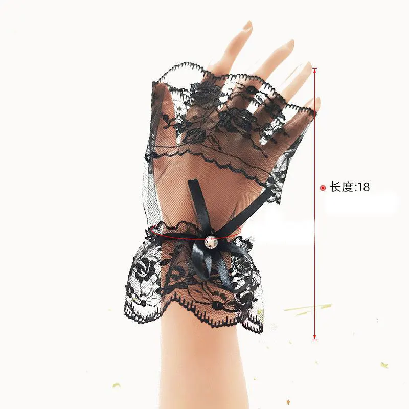 

Nail Photography Shooting Decoration Props lace bow hand sleeve Manicure Photography Background Nail Tip Photo Props Accessories