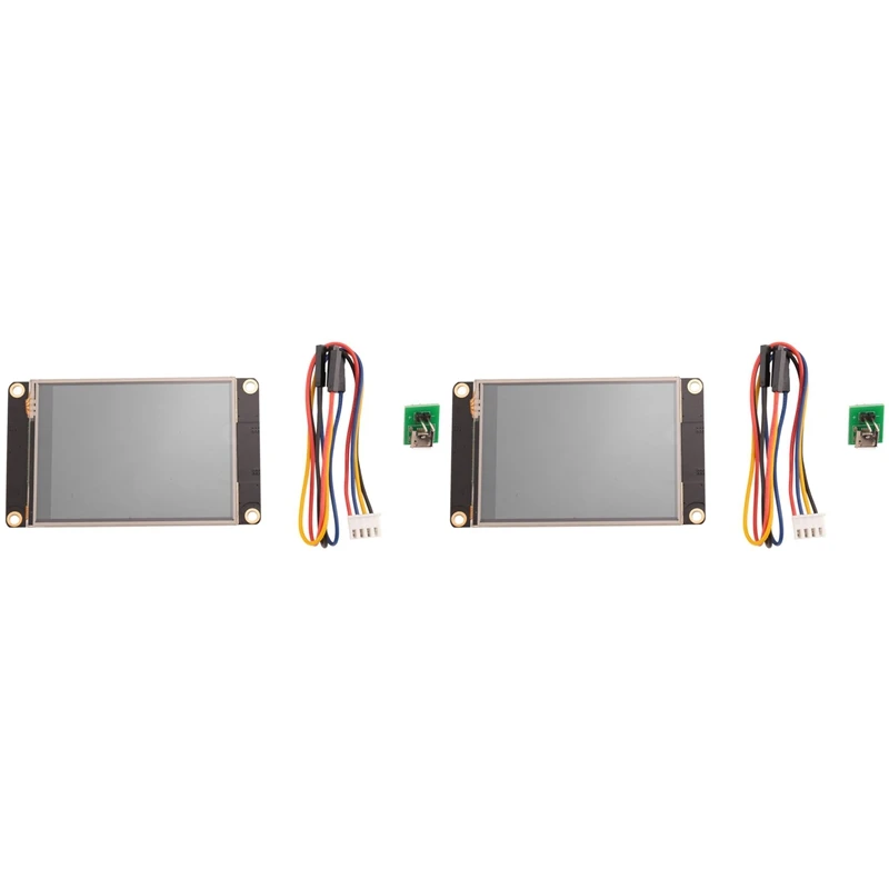 

2X NEXTION HMI ЖК сенсорный дисплей NX3224K028 5.5-дюймовый резистивный дисплей Улучшенная серия UASRT TFT ЖК-модуль