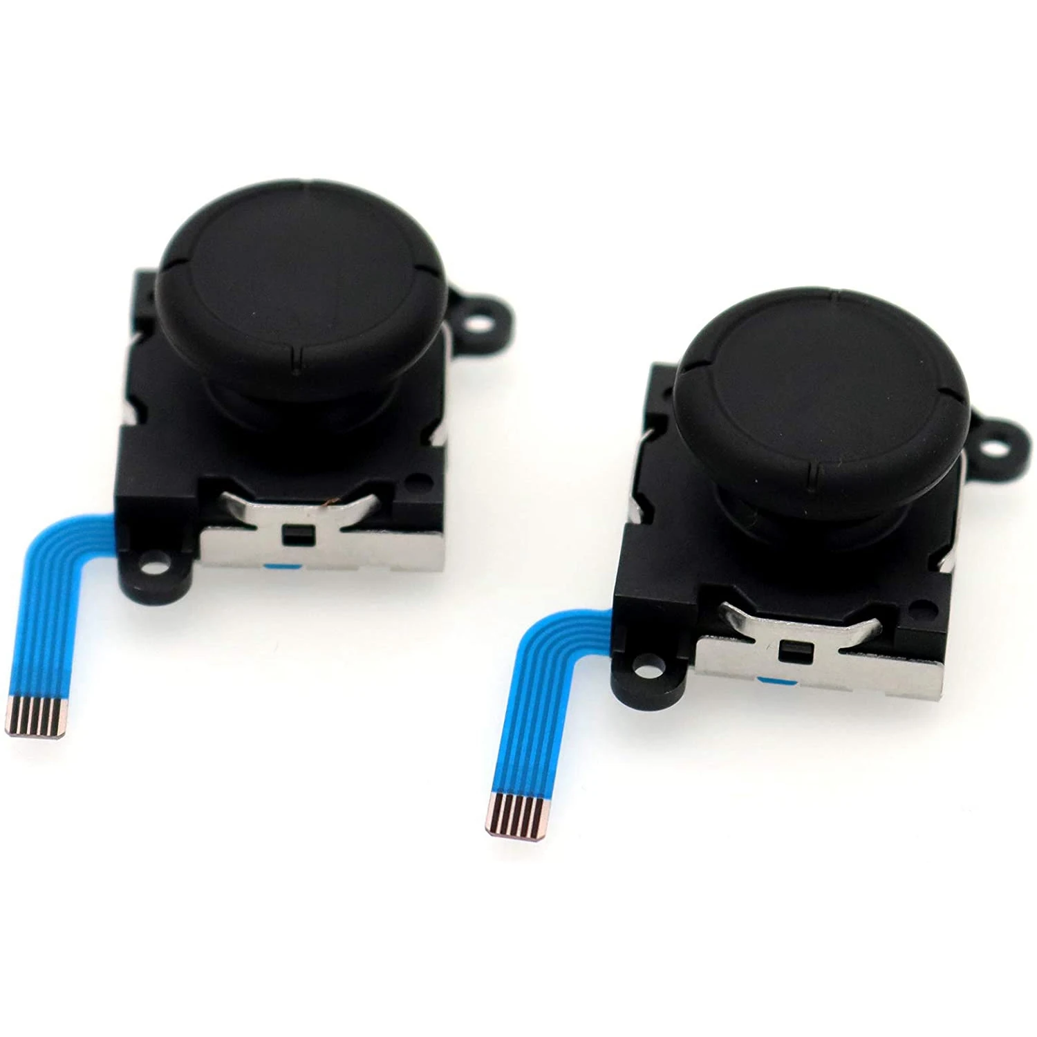 2ชิ้นสำหรับ Nintendo NS มือจับสวิตช์3D จอยสติ๊ก Joy-CON มือจับด้านซ้ายและขวาอุปกรณ์เสริมมือจับสวิตช์