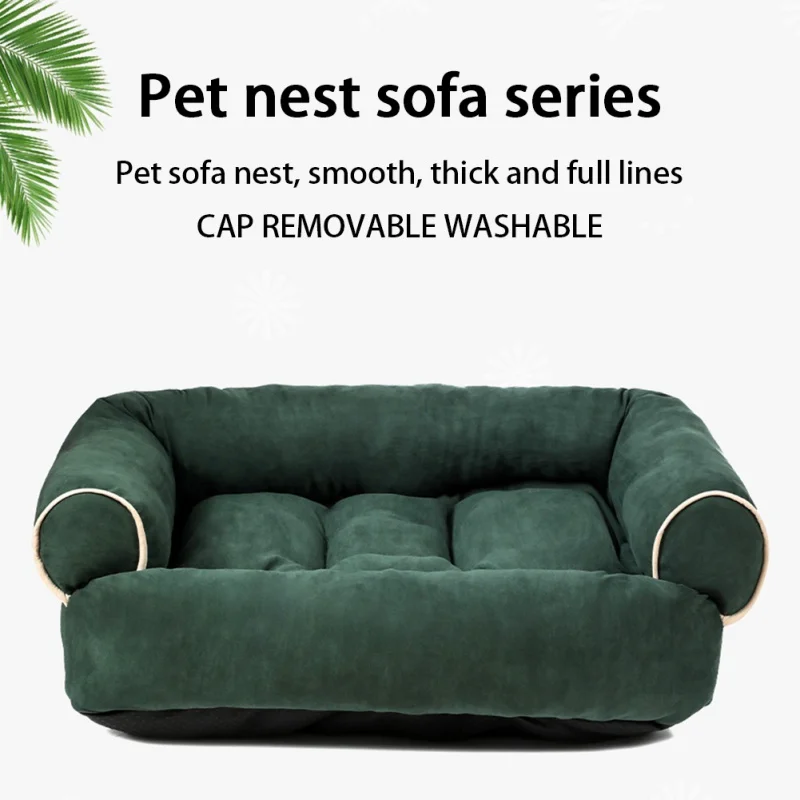 Warming Dog Sofa Beds for Small Medium Large Dogs Cats Washable Comfort Dog Sleeping Couch Pad House Nest Cave