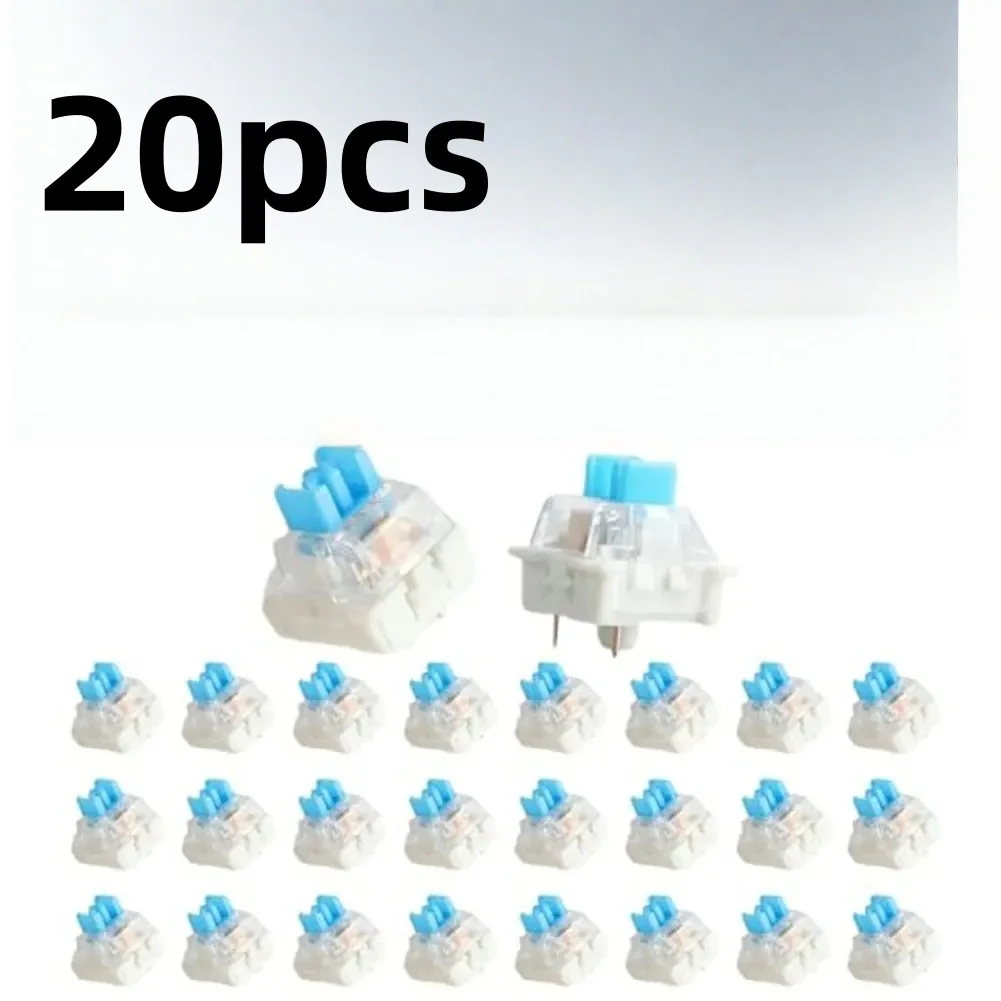 20/50/100 Stuks Toetsenbord Schakelaar Toetsenbord Clicker Sleutel Vervanging 3 Pin Tactiele Schakelaar Plastic Kruiskoppeling Voor Vervangende Onderdelen