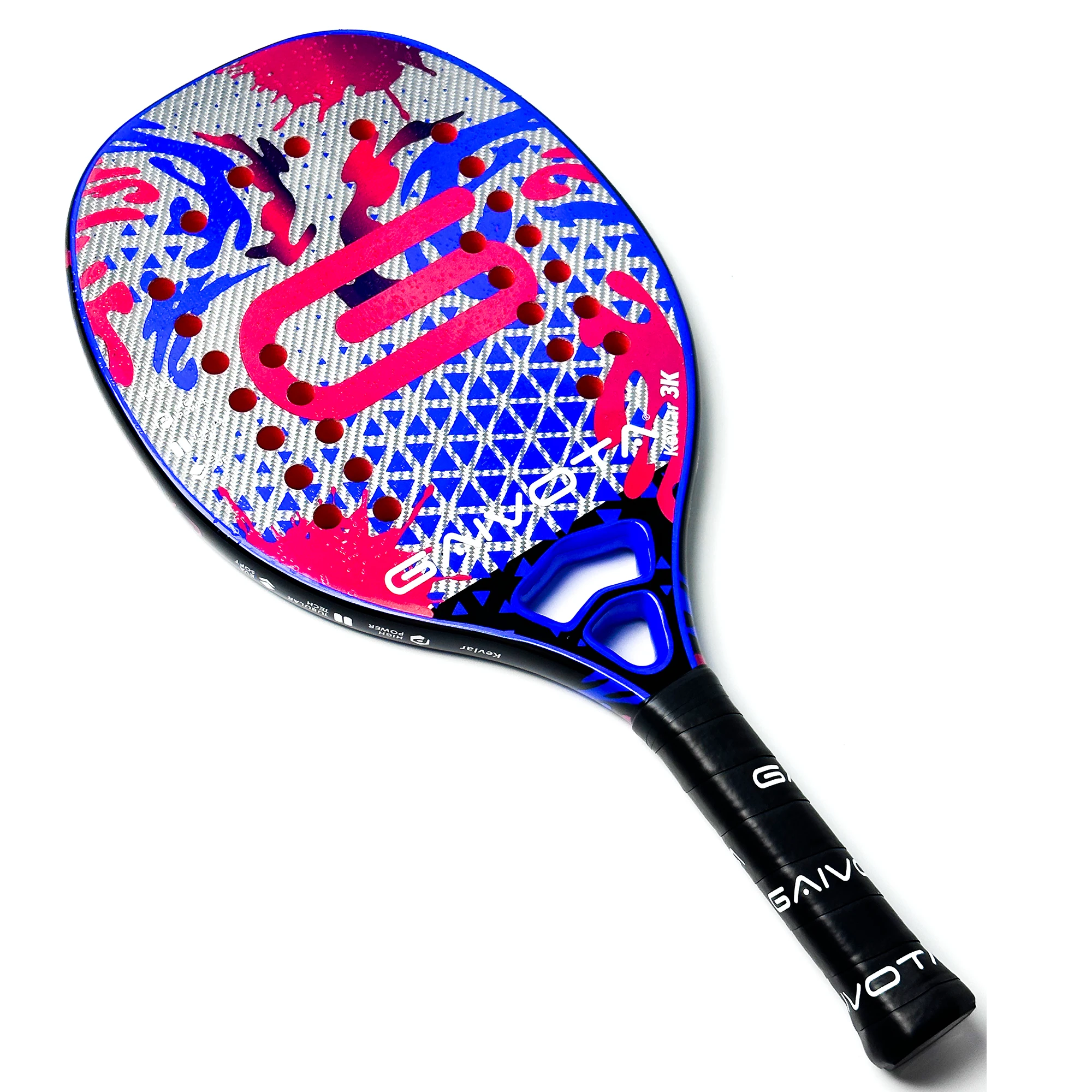 Experience Precision and Power with Gaivota 2024 Speed Attack Beach Tennis Red EVA Racket