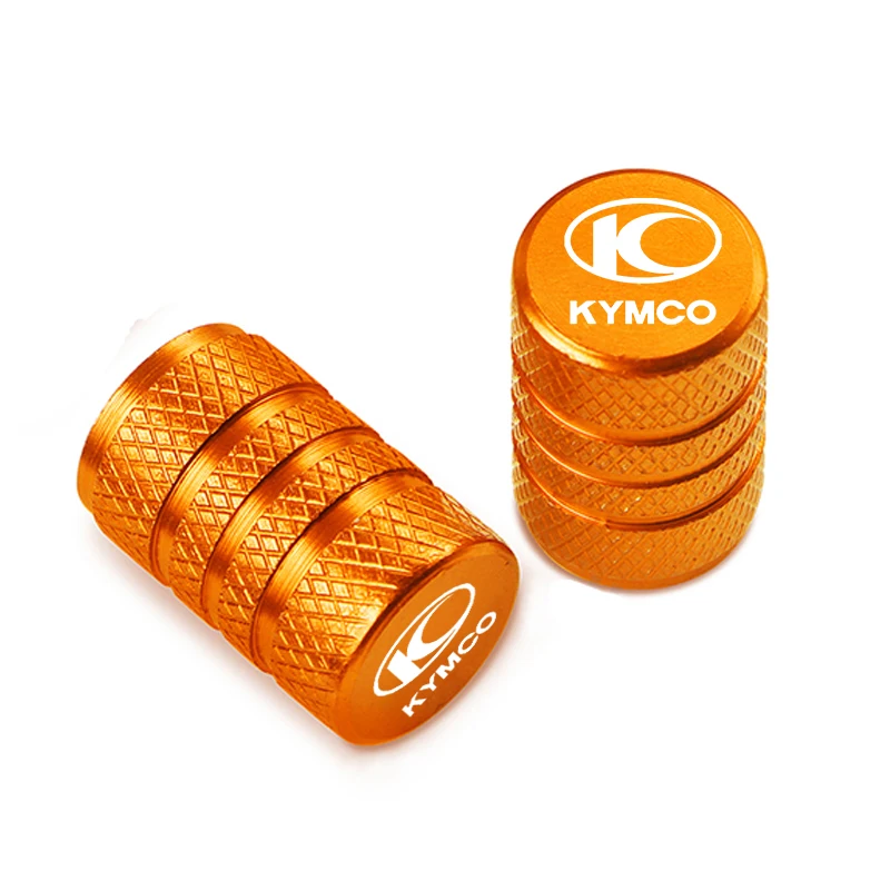 2PCS Aluminum Motorcycle Tyre Valve Cap Dustproof Universal For KYMCO AK550 XCITING 250 300 350 400 400S 500 DownTown 125 300i