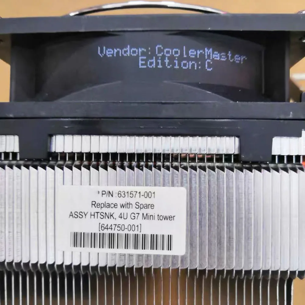 HP ML110G7 サーバー CPU ヒートシンクファン 631571-001/644750-001