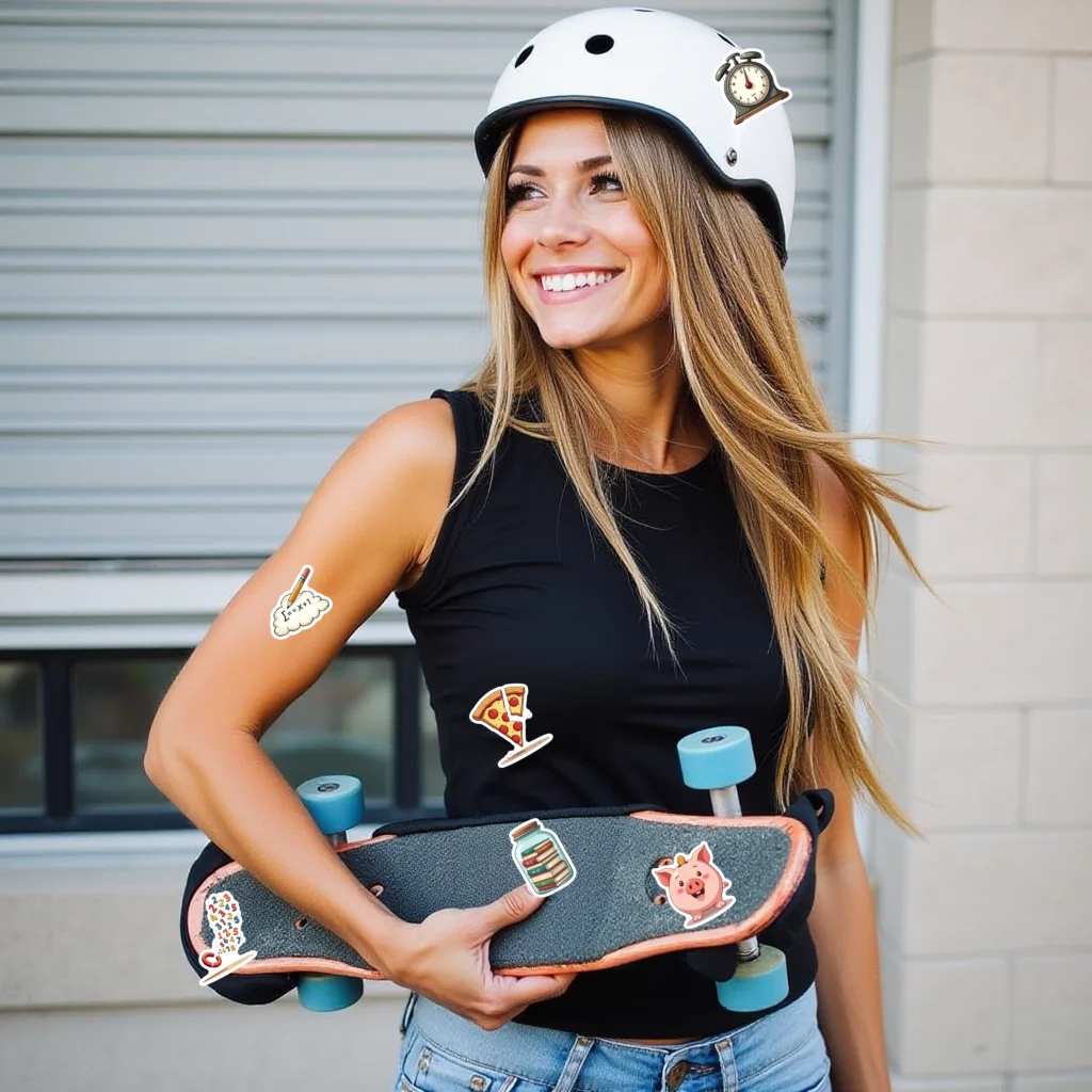 35pcs-70pcs Decals creative Science Stickers Math Stickers Educational Stickers for ' projects student rewards DIY