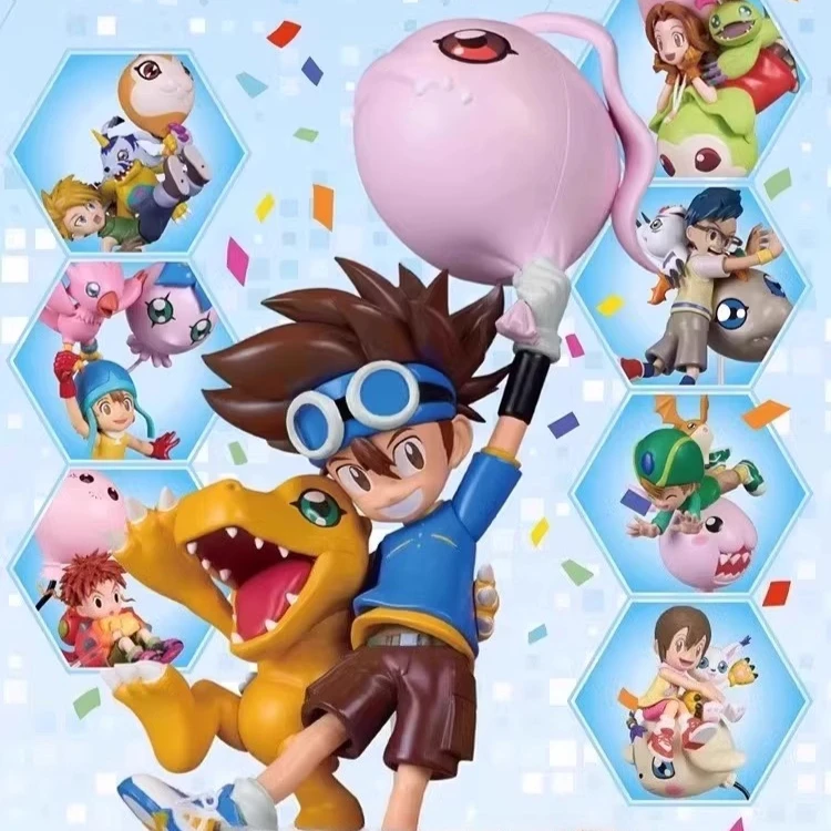 

Bandai Blind Box Digimon Balloon Adventure Series 25th Anniversary Limited Edition Детское памятное украшение Подарок