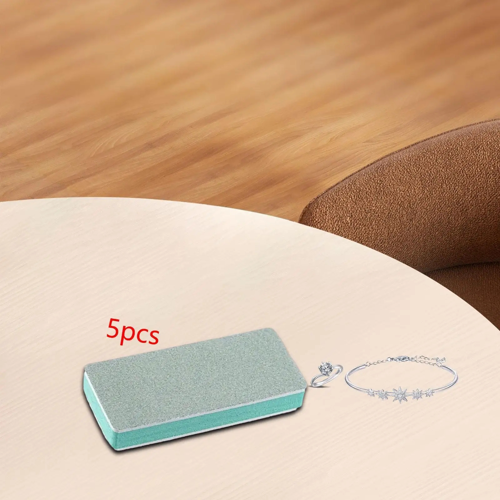 

5x Jewelry Polishing Pads Buffing Blocks Professional Scratch Resistant Sponge Non Penetrating Sanding Blocks Manicure Tools