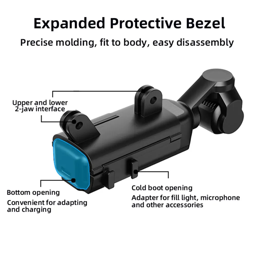Adapter Fixed Case For DJI Osmo Pocket 3 Compatible Bicycle Holder Backpack Clip Adjustable Bracket for DJI OSMO Pocket 3 Camera