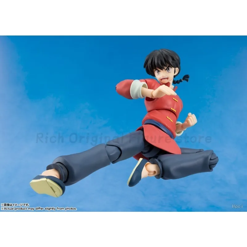【Pre-sale】Original BANDAI SPIRITSS.H.F Ranma 1/2 -Saotome Ranma Anime Figure Model Toys Ornaments