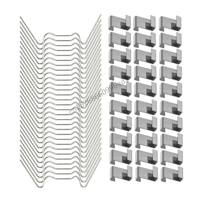 

11UA 100 Stainless Steel Greenhouse Fasteners Clips Precise Glass Panel Holders 1.2mm Thickness For Structural Reinforcement