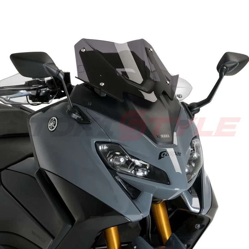 Motorcycle Windshield Windscreen Aluminum Kit Deflector Fairing Cover Fit for YAMAHA TMAX560 T-MAX560 TACH MAX 2022 2023 2024