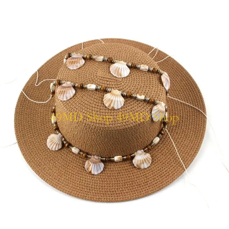 49md-エスニック-ビーズ-ハット-装飾バンド-ロープ-ベルト-さまざまなフェドーラ-パナマハットの装飾用