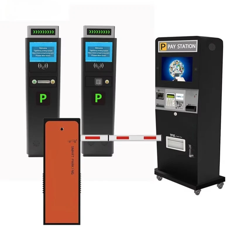 Tellers Fully Automated Parking Lot System Pay Station Parking Carpark System Smart City Parking