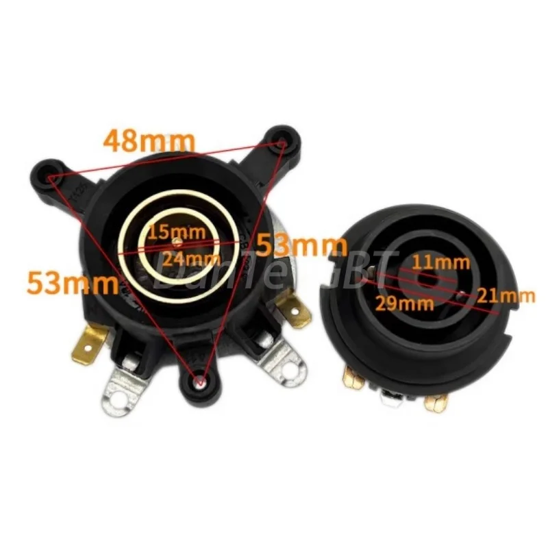 Wanlida hemisphere triangle Aux electric kettle accessories base connection coupler temperature control switch pot core