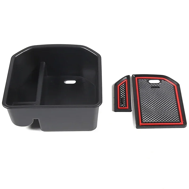 

For Volkswagen T-ROC ABS Black Car Center Console Armrest Box Storage Box Interior Car Accessories