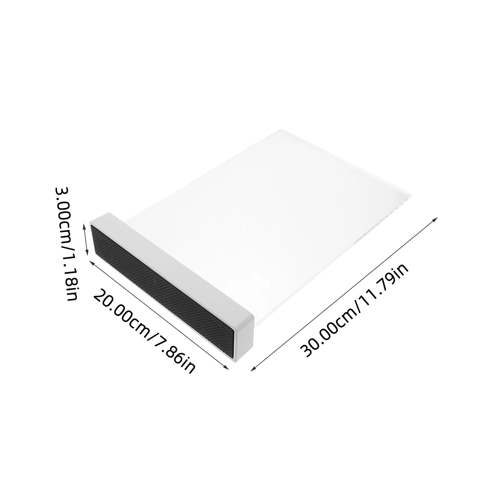 1Set LED Lighted Glowing Acrylic Message Board Rechargeable Desktop Writing Pad Erasable Memo Display for Cafes Bars Restaurants