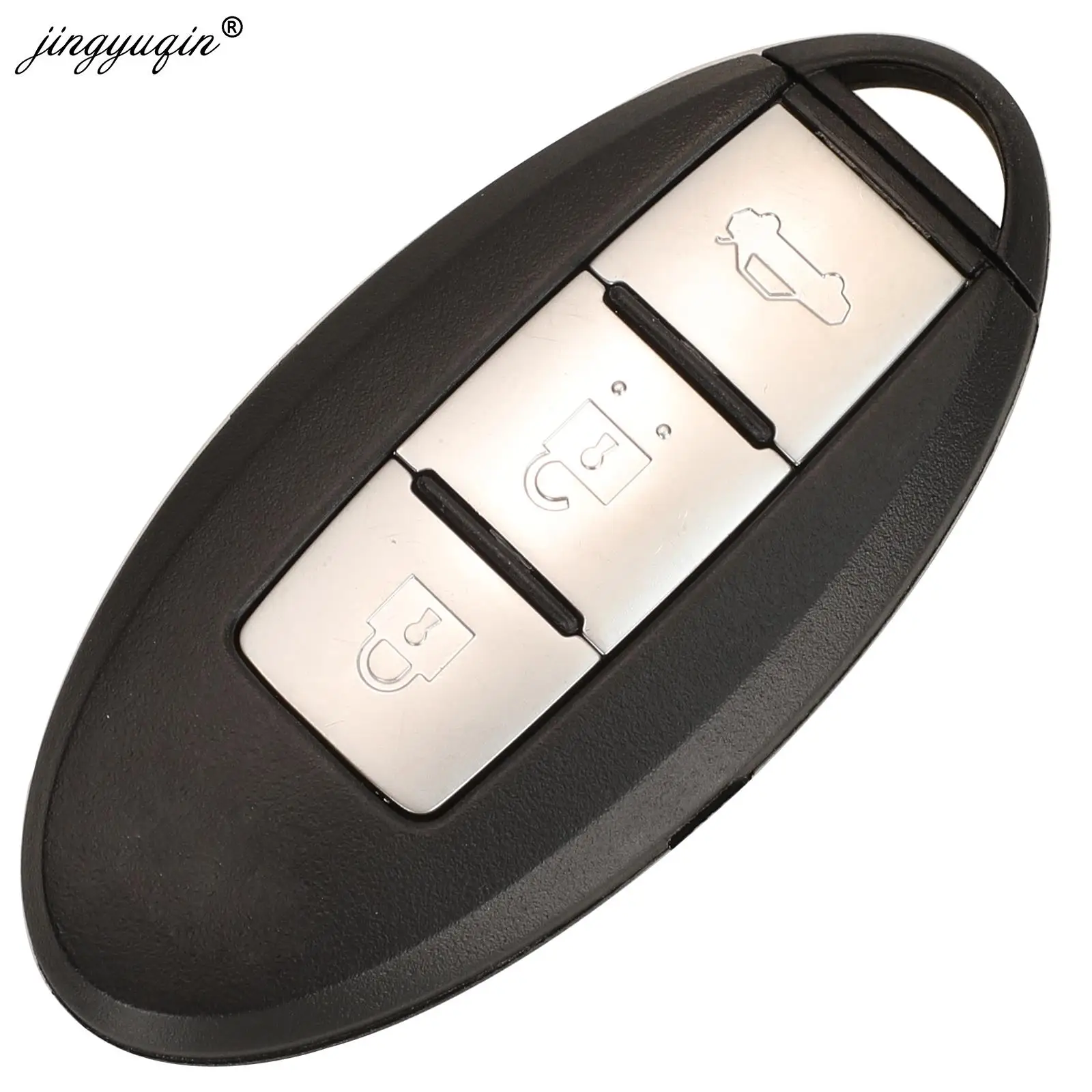 Jingyuqin 2/3/4Buttons obudowa kluczyka samochodowego etui do Infiniti G25 G35 G37 Q50 Q60 Q70 QX55 JX35 QX50 QX60 QX80 bezkluczykowy etui na pilota