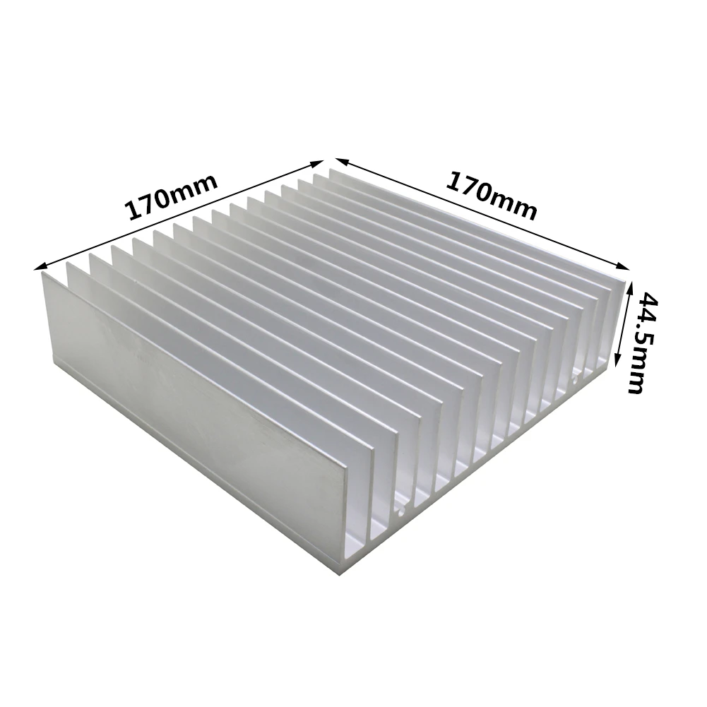 Large Aluminum Heatsink Radiator Heat Sink Cooler Cooling for LED Electronic Chip LCD Integrated Circuit Heat Dissipation