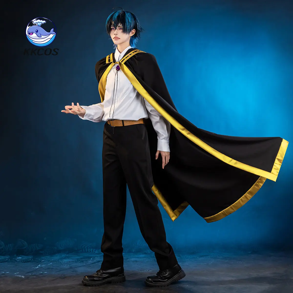 KKCos Wistoria: Wand and Sword Will Serfort Cosplay Costume Black White Full Set  Halloween Role Play Clothes