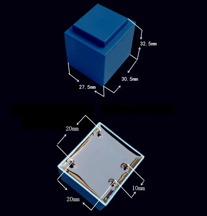EI 2W 2VA AC 380V To 9V Mini Sealed Plug In PCB Board 4 Pin Welding Power Isolation Epoxy Potting Transformer