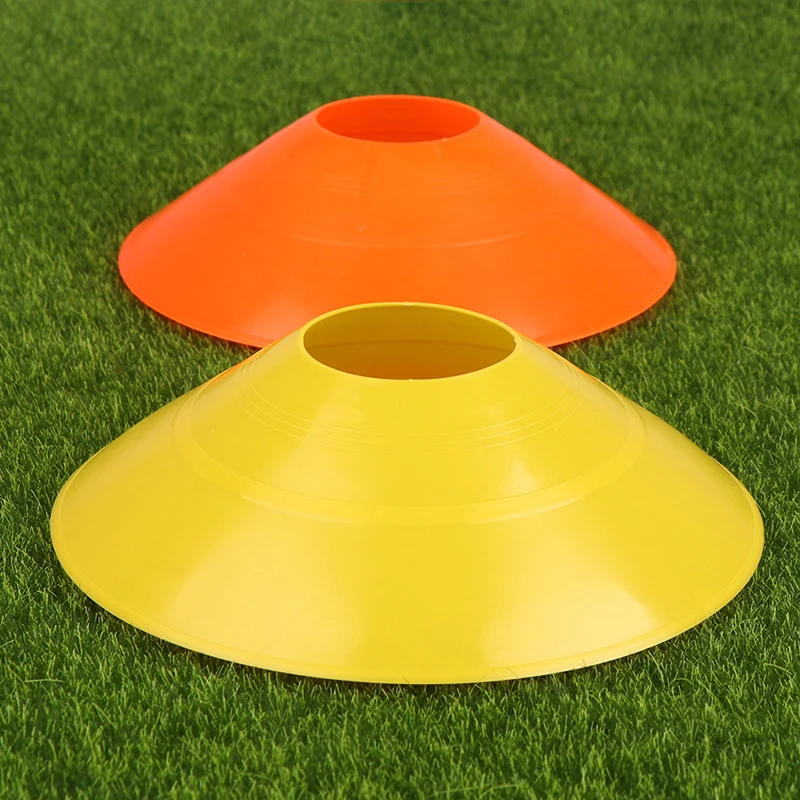 5Pcs/lot Agility Disc Cone Set Multi Sport Training Space Cones With Plastic Stand Holder For Soccer Football Ball Game Disc