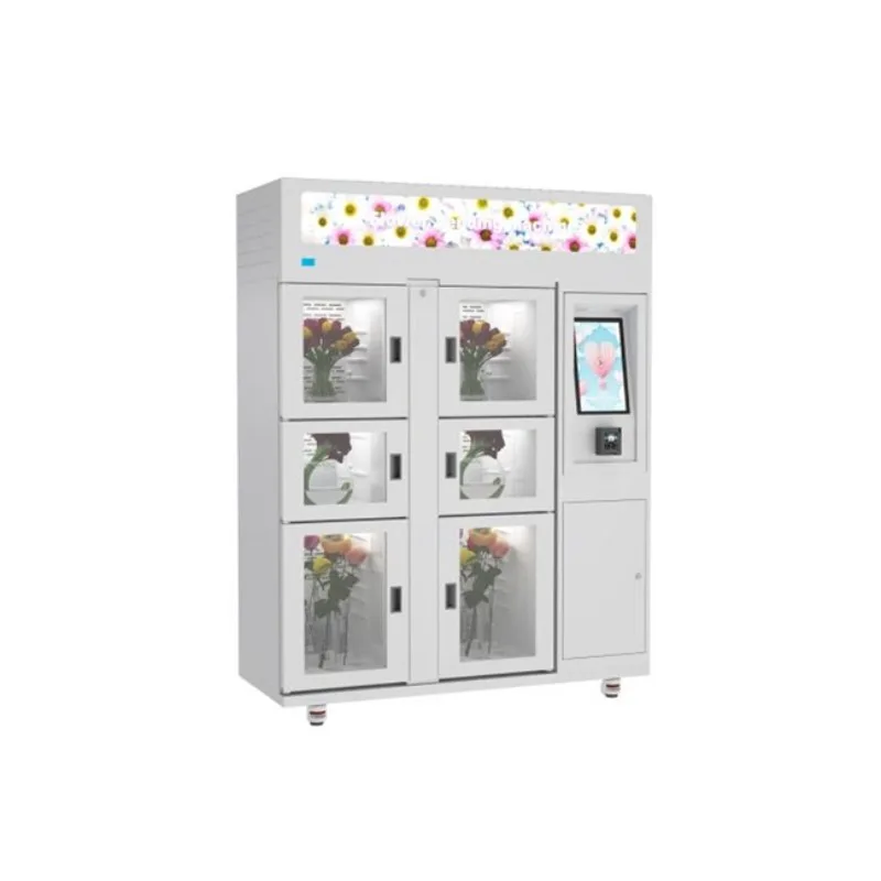 FL Customized Wholesale Premium Flower Selection Brand-Customizable Vending Unit with Refrigerator