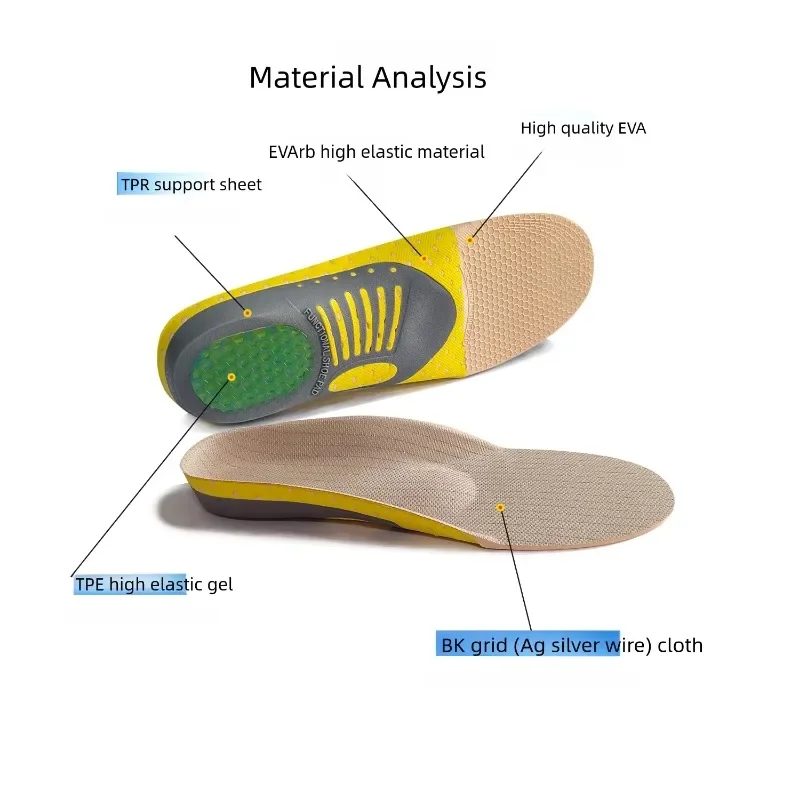 النعال العظام رجل امرأة قوس دعم شقة تصحيح القدم الرياضة التخييم تدليك تنفس امتصاص العرق حشوة وسادة