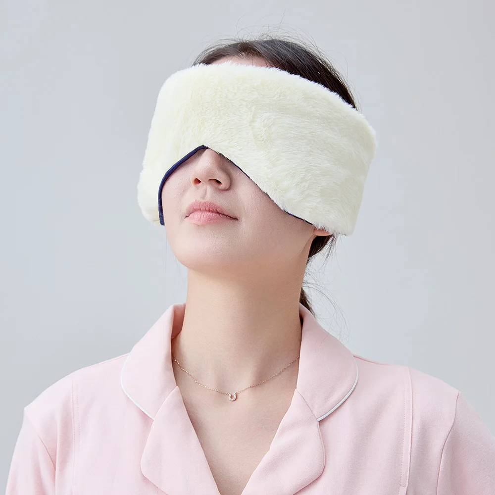 Ultra-Soft Blackout Sleep Mask - Light Blocking Sleeping Eye Mask-Adjustable Velcro, for Home, Office, Travel, Yoga