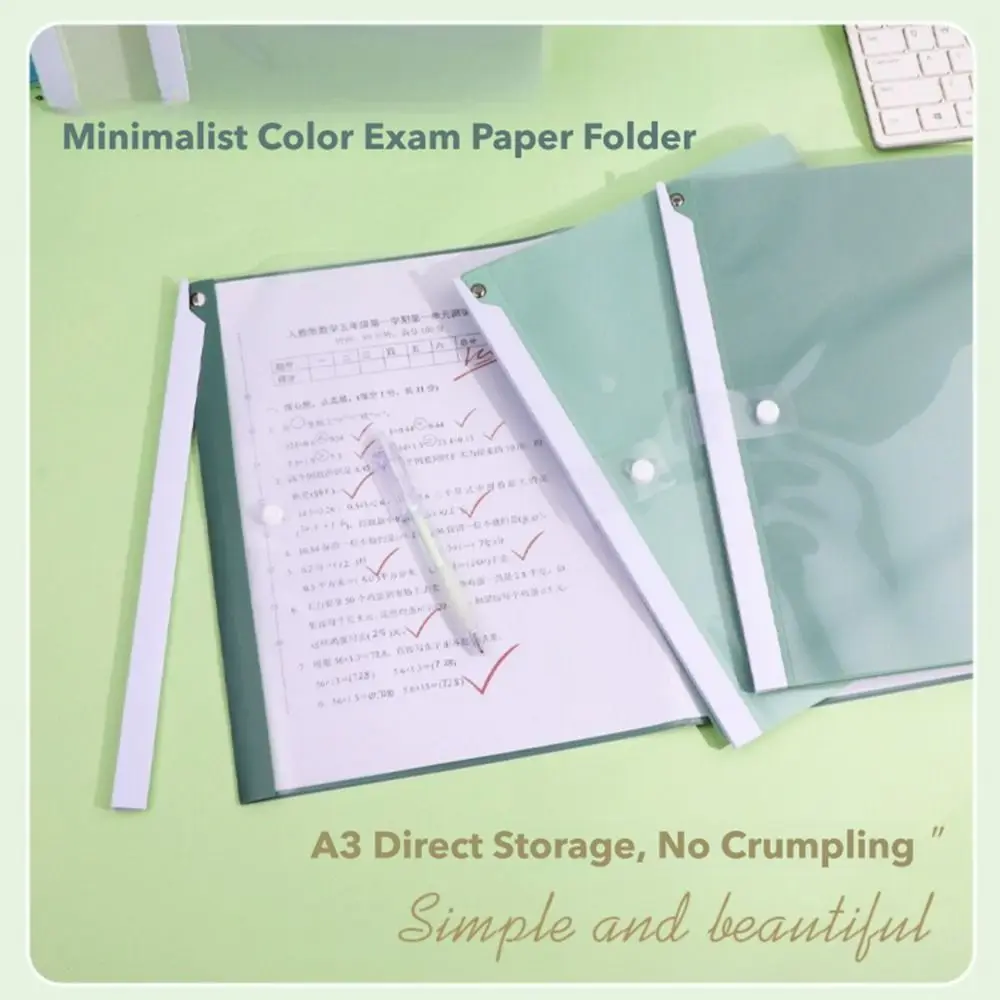 

5 шт., креативная градиентная папка для файлов формата А3, двойной фиксированный дизайн, многофункциональный зажим для хранения экзаменационной бумаги, зажим для заметок, доска для студентов