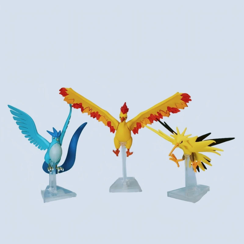 

New Pocket Monsters with Wings Elf Handmade Fossil Pterosaur Lightning Bird Frozen Bird New Phoenix King Flame Bird Childhood