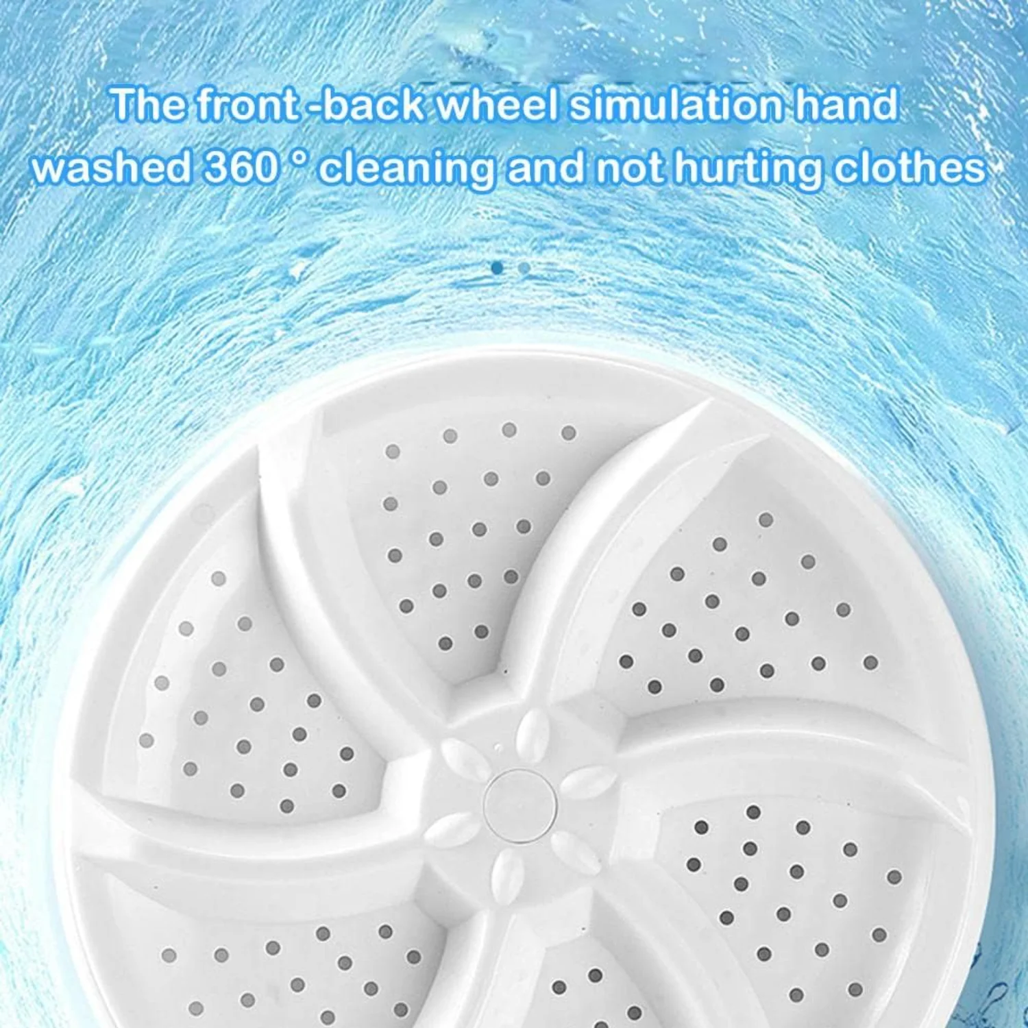 Mini Washing Machine,Portable Turbine Ultrasonic Small Washers,Portable Turbo Washer for Travel Business Trip or College Rooms